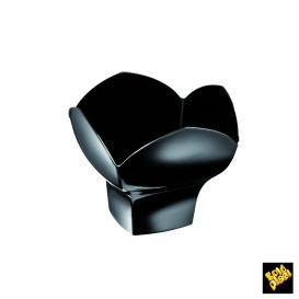 Bol Degustación Spring Dessert Negro 100 ml (25 Uds)