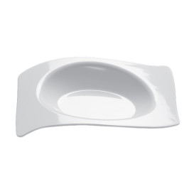 Plato Degustación Flat Blanco 8x6,6 cm (50 Uds)