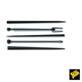 Pick de Plastico Snack Stick Negro 90 mm (1650 Uds)