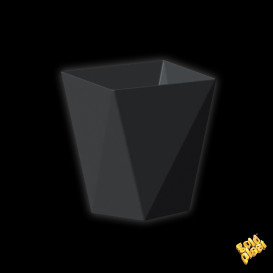 Vaso de Degustacion "Diamond" Negro100 ml (25 Uds)