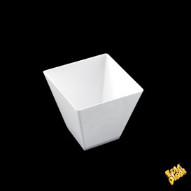Vaso Degustacion Rombo Blanco. 95 ml (25 Uds)