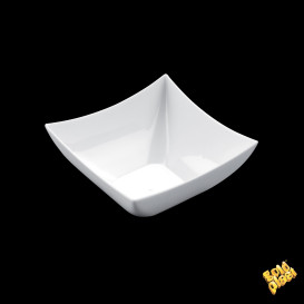 Bol Degustacion Square Blanco 90 ml (25 Uds)