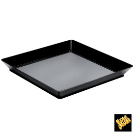 Bandeja Degustación Medium Negro 13x13 cm (192 Unidades)