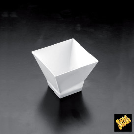 Vaso de Degustacion Pagoda Blanco 120ml (25 Uds)
