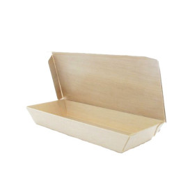Tapa de Madera para Bandeja Samourai 215x85mm (25 Uds)