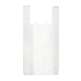 Bolsa Plastico Camiseta 25x30cm Blanca 