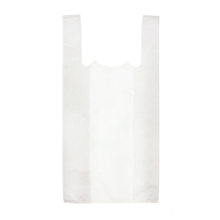 Bolsa Plástico Camiseta 25x30cm Blanca (200 Uds)