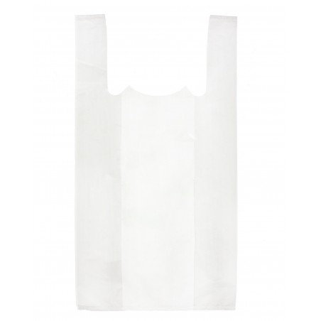 Bolsa Plástico Camiseta 35x50cm Blanca (200 Uds)