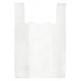 Bolsa Plastico Camiseta 70x80cm Blanca 