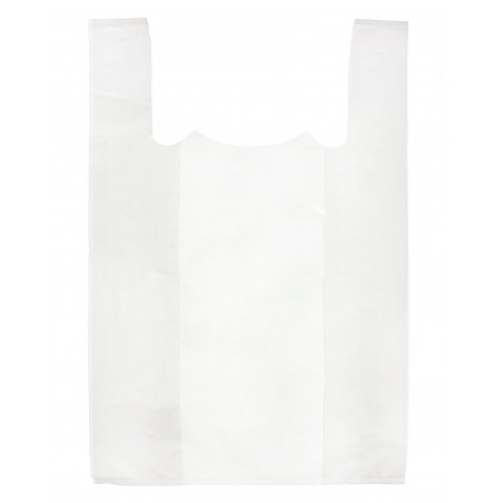 Bolsa Plástico Camiseta 70x80cm Blanca (100 Uds)