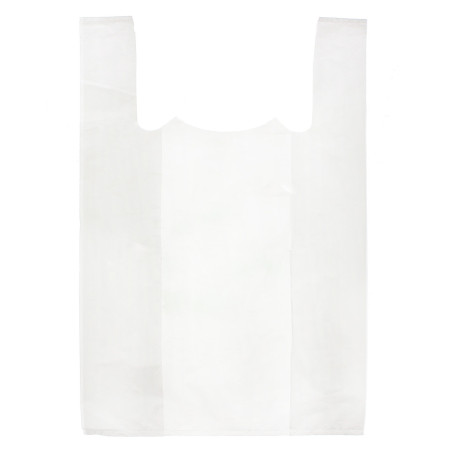 Bolsa Plástico Camiseta 85x100cm Blanca (500 Uds)