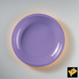 Plato de Plastico Llano Blanco Ø220mm (50 Uds)