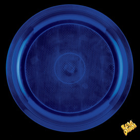 Plato de Plastico Azul Ø290mm (150 Uds)