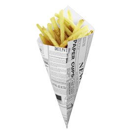 Cono de Papel Antigrasa Times 240mm 100g (250 Uds)