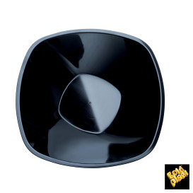 Bol de Plastico Negro Ø210mm 1250ml (30 Uds)