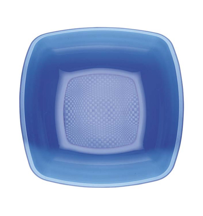 Plato de Plastico Hondo Negro 180mm (25 Uds)