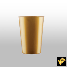 Vaso de Pastico Oro PS 200ml (500 Uds)