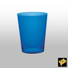 Vaso de Pastico Azul Transp. PS 350ml (500 Uds)