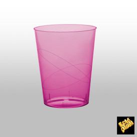 Vaso de Pastico Fucsia Transp. PS 200ml (500 Uds)