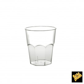 Vaso Plastico para Cocktail Transp. PS Ø73mm 220ml (50 Uds)