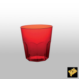 Vaso Plastico Cocktail Azul Transp. PS  Ø73mm 220ml (50 Uds)