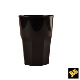 Vaso Plastico para Cocktail Negro PP Ø84mm 270ml (20 Uds)