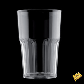 Vaso de Plastico Transparente SAN Ø85mm 400ml (75 Uds)