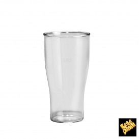 Vaso Plastico para Cerveza Transp. SAN Ø85mm 300ml (8 Uds)