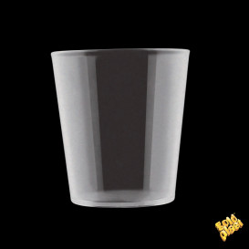 Vaso Plastico Frost Transparente SAN Ø92mm 400ml (6 Uds)