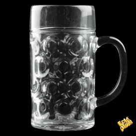 Jarra de Plastico para Cerveza Transp. Ø77mm 500ml (1 Ud)