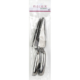 Espatula Pie de Plástico Metalizado 250mm (5 Uds)
