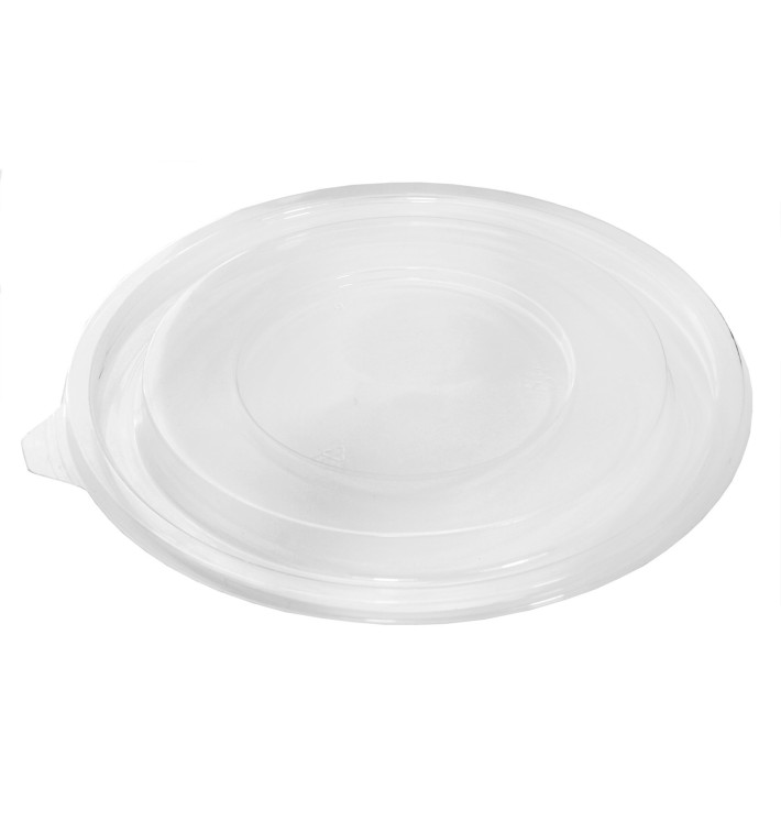 Tapa Plana de Plástico para Ensaladera PET Ø180mm (60 Uds)