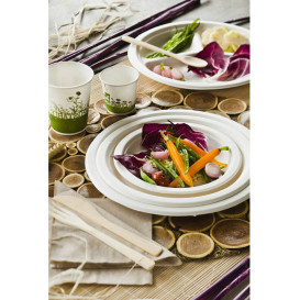 Plato Caña de Azucar Ø230mm (1000 Uds)