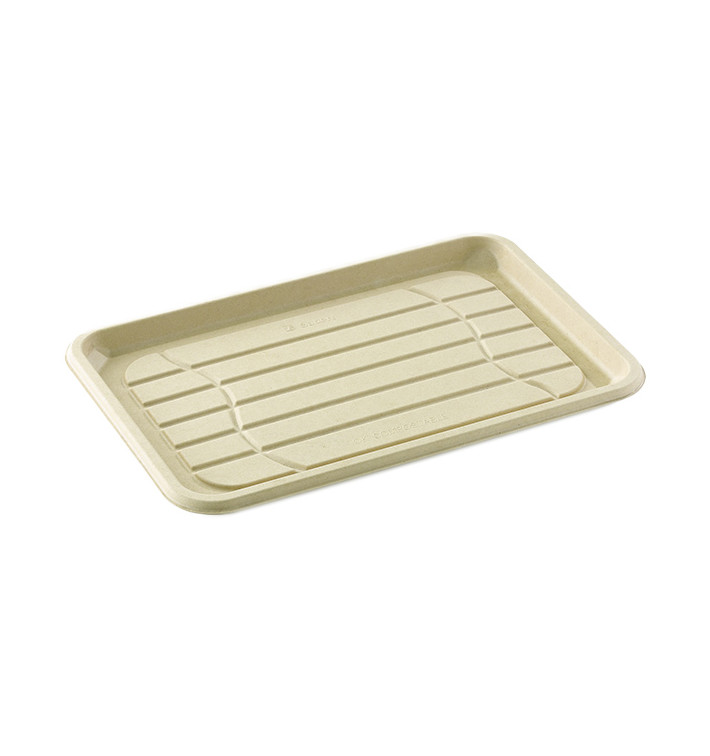 Bandeja Caña de Azucar 196x147x27mm (50 Uds)