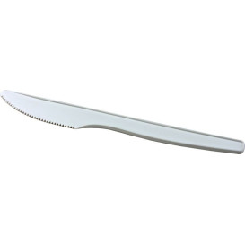 Cuchillo Bio PLA Blanco 160mm (50 Uds)