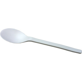 Cuchara Bio PLA Blanco 155mm (50 Uds)