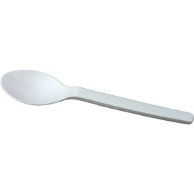 Cucharilla Café Bio PLA Blanco 120mm (2000 Uds)