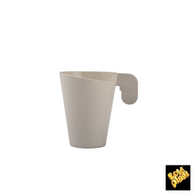 Taza de Plástico Design Crema 72ml (12 Uds)