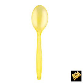 Cuchara de Plastico PS Transparente 190mm (50 Uds)