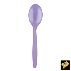 Cuchara de Plastico PS Transparente 190mm (50 Uds)