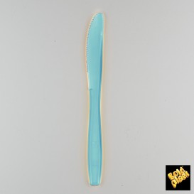 Cuchillo de Plastico PS Negro 190mm (50 Uds)