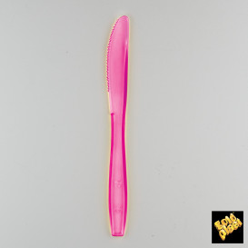 Cuchillo de Plastico PS Negro 190mm (50 Uds)