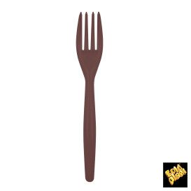 Tenedor de Plastico Easy PS Blanco 180mm (20 Uds)