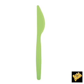 Cuchillo de Plastico Easy PS Verde Lima 185mm (20 Uds)