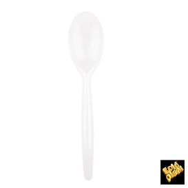Cuchara de Plastico Easy PS Blanco 185 mm (20 Uds)