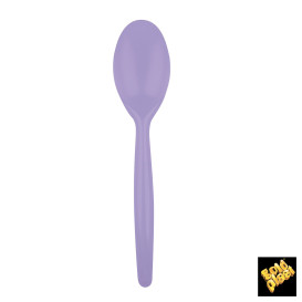 Cuchara de Plastico Easy PS Lila 185 mm (20 Uds)