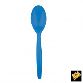 Cuchara de Plastico Easy PS Azul Transp. 185 mm (20 Uds)