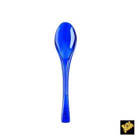 Cuchara de Plastico Fly Azul Transp. 145mm (50 Uds)