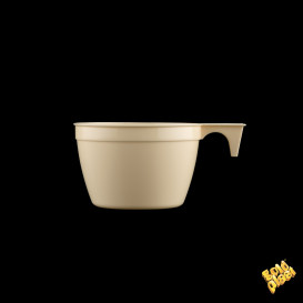 Taza de Plastico Cup Beige PP 190ml (50 Uds)