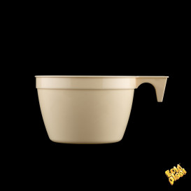 Taza de Plastico Cup Beige PP 190ml (25 Uds)
